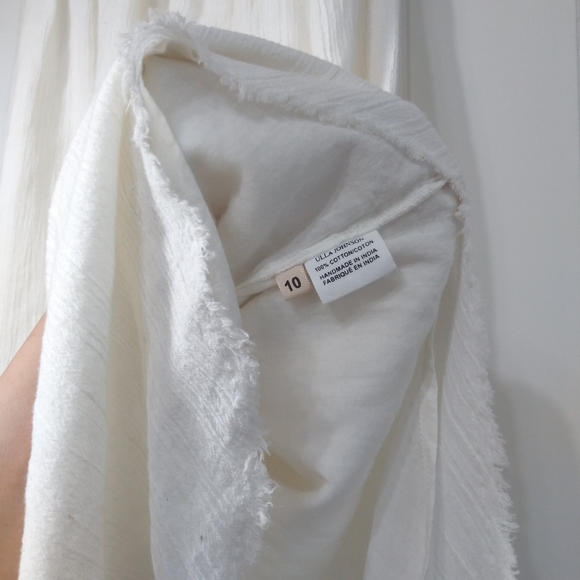 ULLA JOHNSON Cowrie Dress Size 10 - Picture 9 of 11